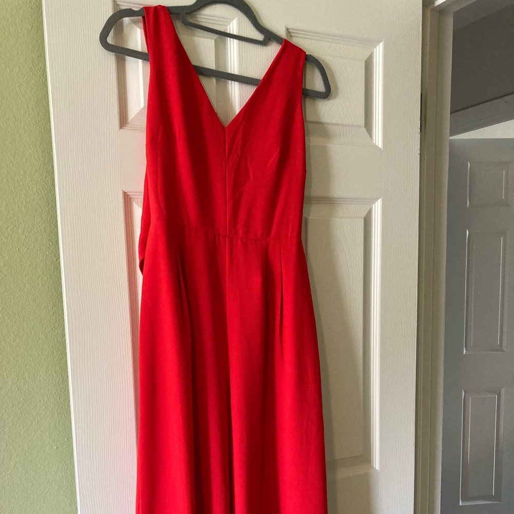 Red Jcrew Jumpsuit